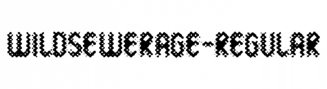 WildSewerage-Regular  لخطوط تنزيل