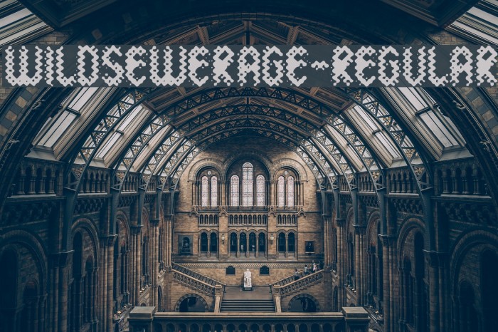 WildSewerage-Regular Font examples