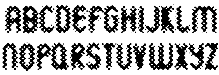 WildSewerage-Regular Font LOWERCASE