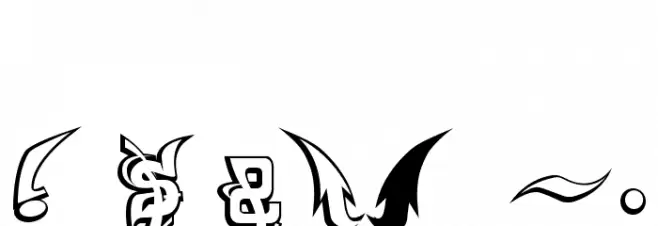 WildStyle_Basic Font OTHER CHARS