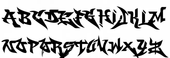 WildStyle_Basic Font Litere mici