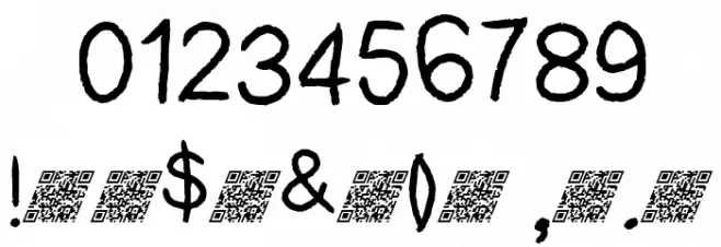 WildThang Font OTHER CHARS