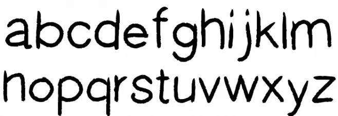 WildThang 字体 小写