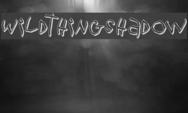 WildThingShadow Font examples