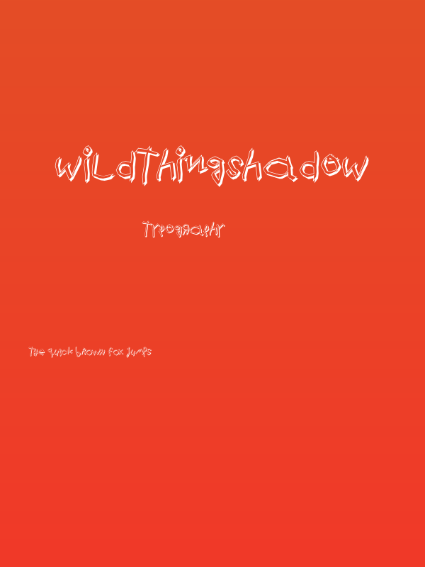 WildThingShadow Poster