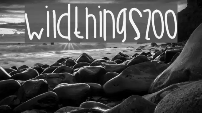 WildThingsZoo Font examples