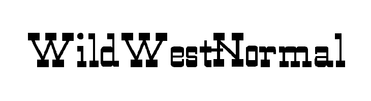 WildWest-Normal फ़ॉन्ट