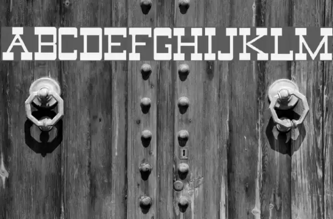 WildWest-Normal Schriftart examples