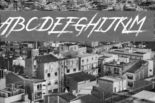 WildZovaFree Font examples