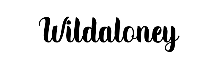 Wildaloney  免费字体下载