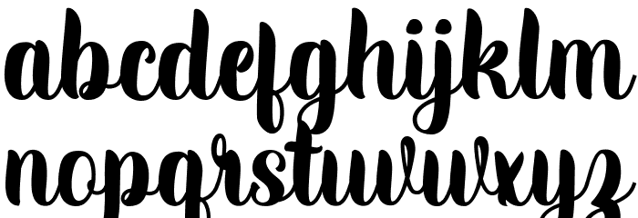 Wildaloney Font LOWERCASE