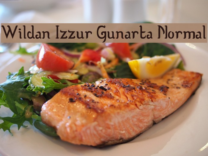 Wildan Izzur Gunarta Normal Font examples