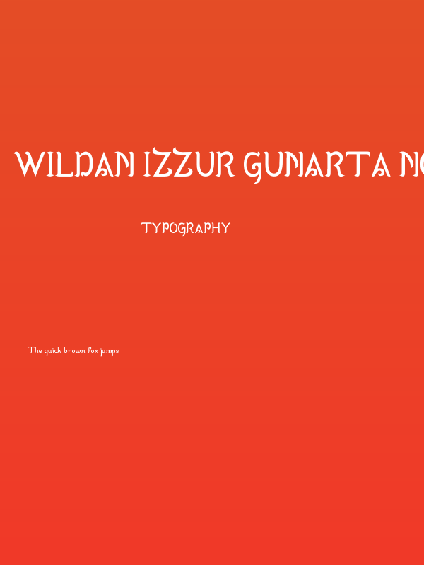 Wildan Izzur Gunarta Normal Poster