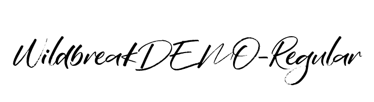 WildbreakDEMO-Regular  font caratteri gratis