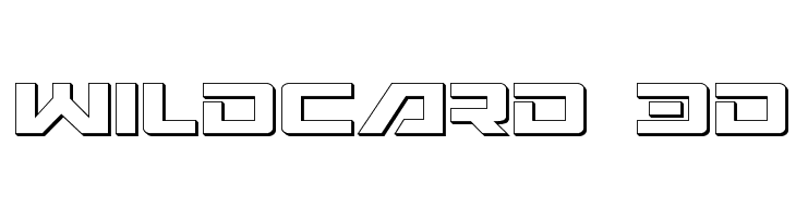 Wildcard 3D Font