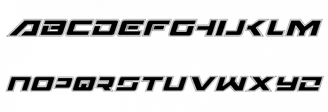 Wildcard Academy Italic Caratteri MINUSCOLO