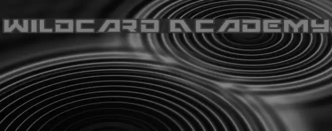 Wildcard Academy Font examples