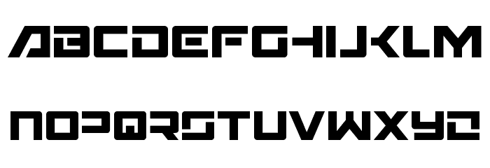 Wildcard Condensed Font LOWERCASE