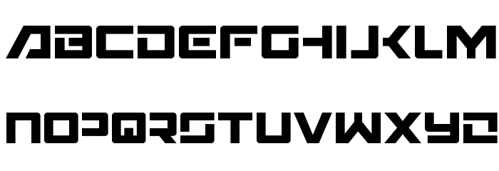 Wildcard Condensed Font LOWERCASE