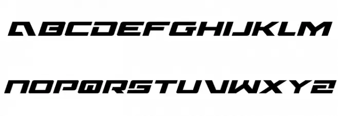 Wildcard Expanded Italic フォント 大文字