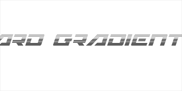 Wildcard Gradient Italic Logo