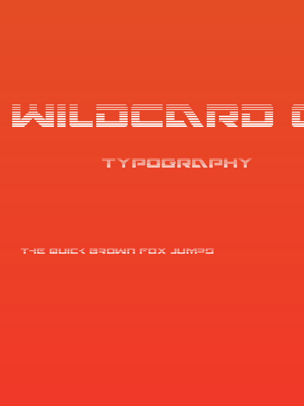 Wildcard Gradient Poster