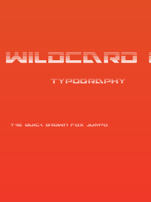 Wildcard Gradient Poster