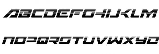 Wildcard Halftone Italic フォント 小文字