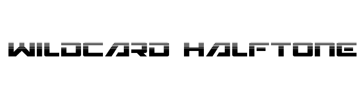 Wildcard Halftone  नि: शुल्क फ़ॉन्ट्स डाउनलोड