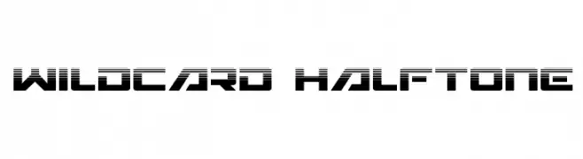 Wildcard Halftone  免费字体下载