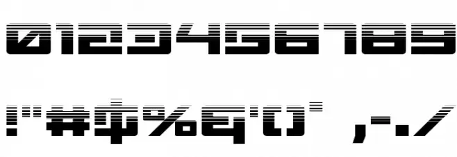 Wildcard Halftone Font OTHER CHARS