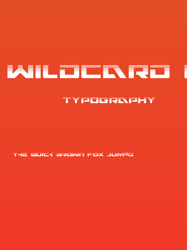 Wildcard Halftone Poster