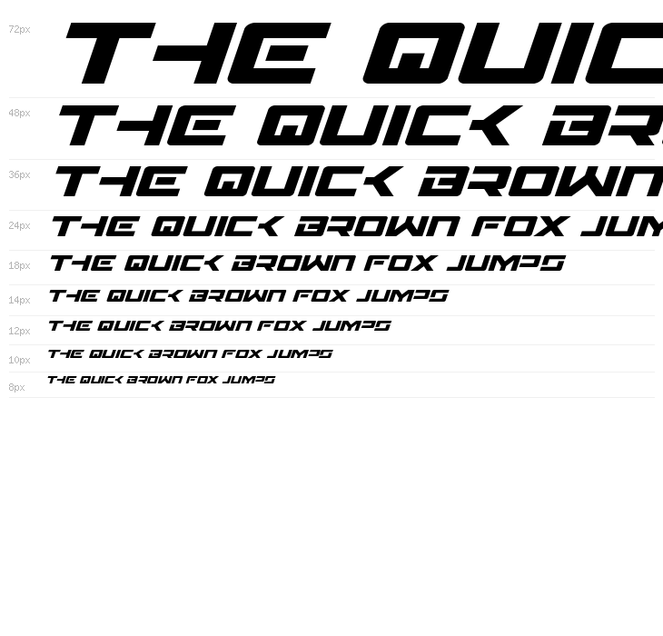 Wildcard Italic Waterfall