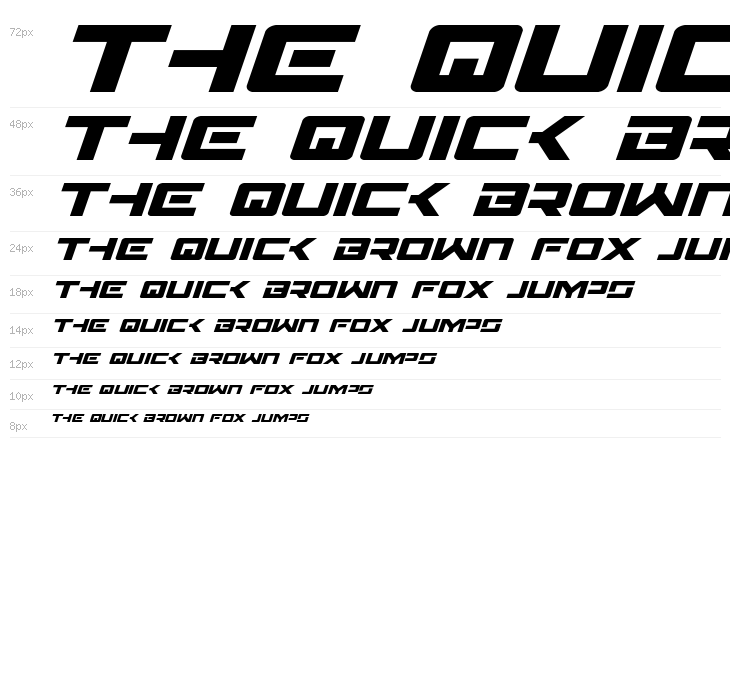 Wildcard Italic Waterfall