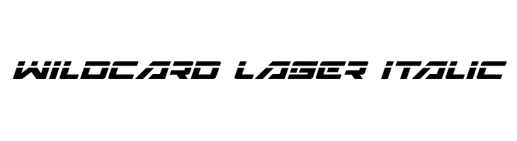Wildcard Laser Italic  フリーフォントのダウンロード