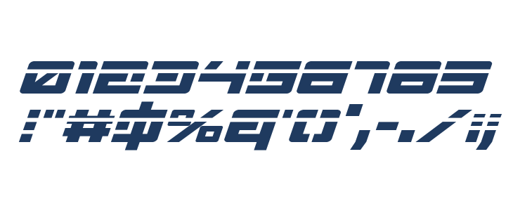 Wildcard Laser Italic Other Characters