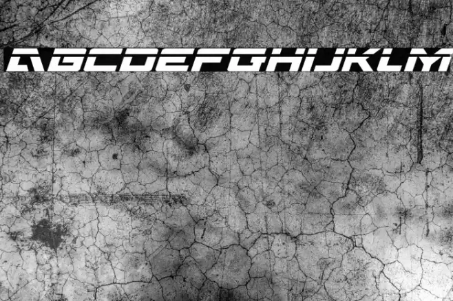 Wildcard Laser Italic Font examples