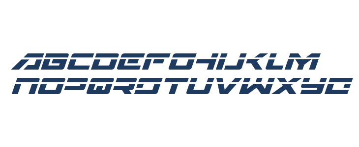 Wildcard Laser Italic Lowercase