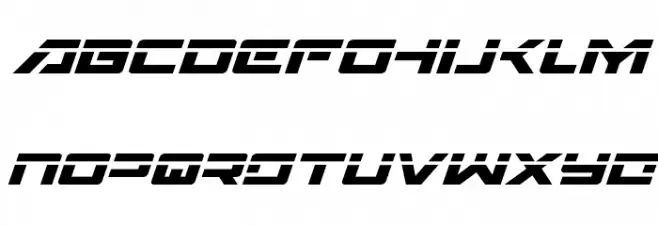 Wildcard Laser Italic خط أحرف صغيرة