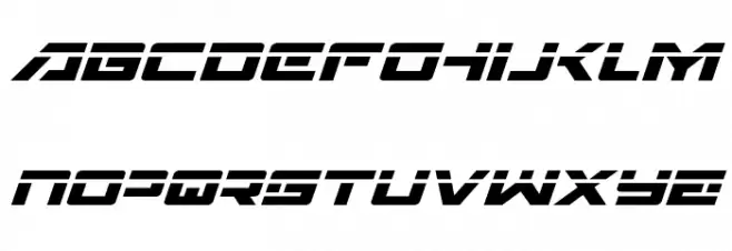 Wildcard Laser Italic Fuentes MINÚSCULAS
