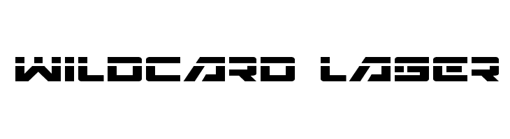 Wildcard Laser  Descarca Fonturi Gratis