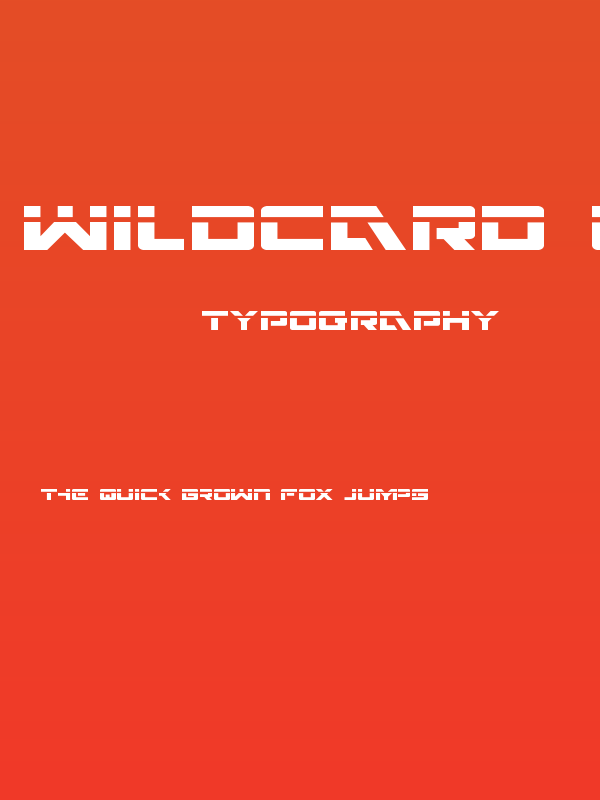 Wildcard Laser Poster