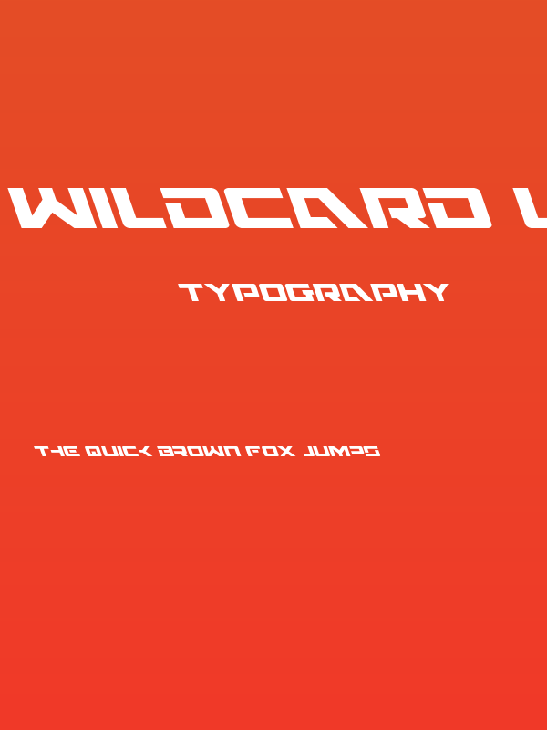 Wildcard Leftalic Poster