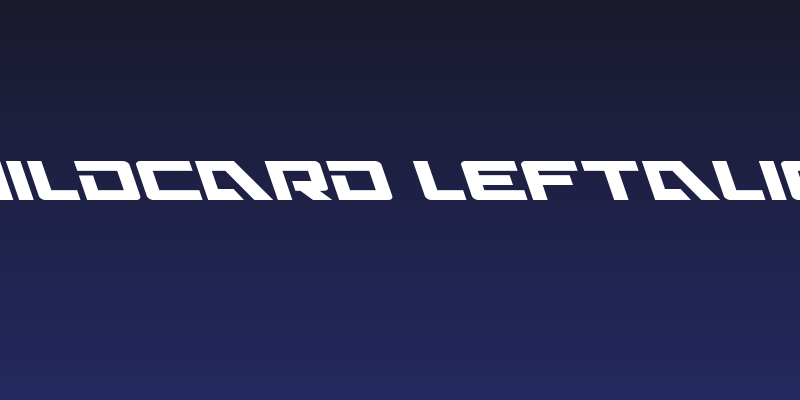 Wildcard Leftalic Social Header