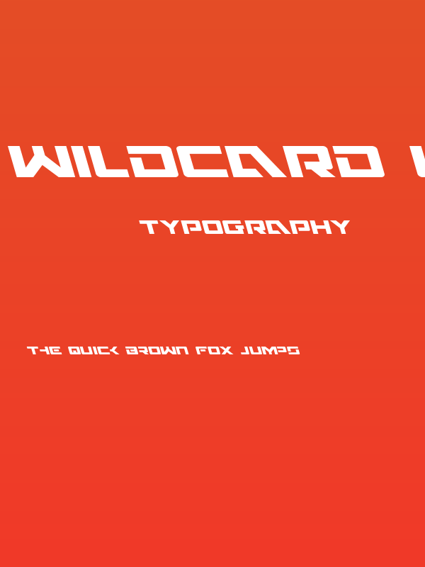 Wildcard Leftalic Poster