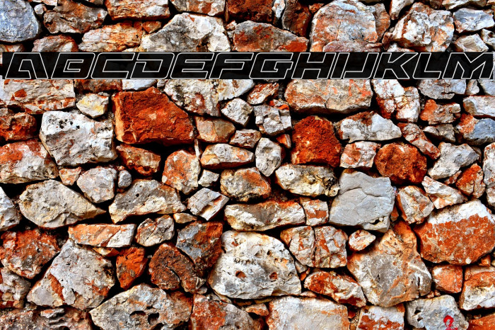 Wildcard Outline Italic Example 3