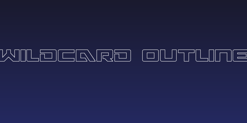Wildcard Outline Social Header