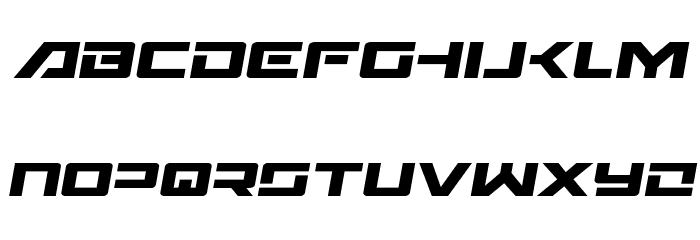 Wildcard Semi-Italic Font LOWERCASE