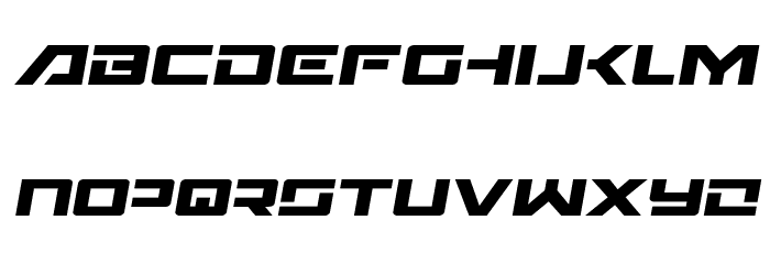 Wildcard Semi-Italic Font LOWERCASE
