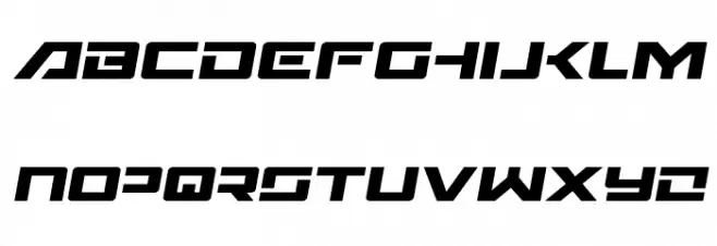Wildcard Semi-Italic Font LOWERCASE